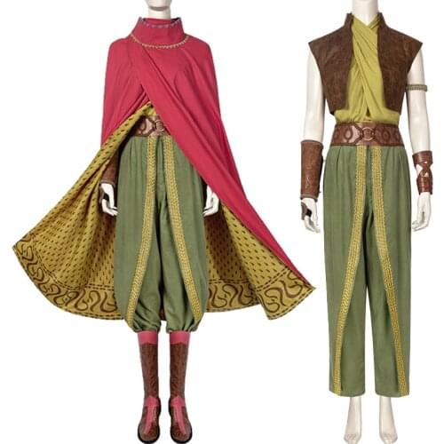 Cartoon Movie Last Dragon Drogon Cosplay Costume Raya Stage Performce Uniform Fancy Halloween Party Outfit With Shoes
