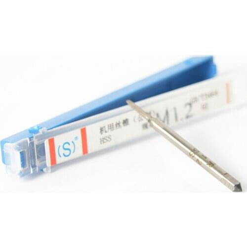 M1.2 * 0.25 M1.2 Right Hand Tap Matching Tap For Handle M1-10 (1/16-3/8)