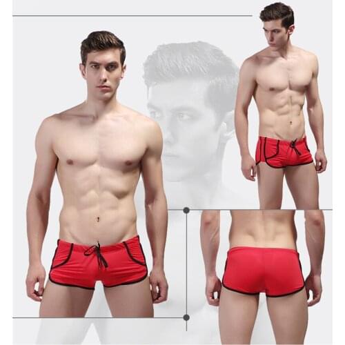 Fashion Man Swimwear Surfing Beach pants boxer Mens swimming trunks Sexy Shorts swim briefs Boxers Sports suit Men Swimsuit