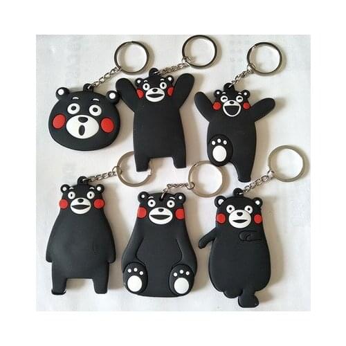 Kumamon Fashion Anime Toy Figures Keychain Cartoon Keyholder Birthday Unisex Gifts New