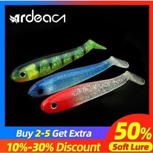 ARDEA Bionic Soft Fishing Lure 100mm 14.6g Minnow Shad Silicone Bait Artificial Wobblers Bass Pike Trout Jigging Lures Peche