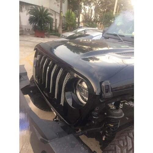 For Jeep JL wrangler 2018+ JL1119 BODY WRMOR HOOD STONE GUARD LANTSUN