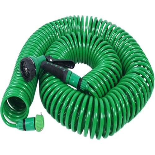 Expandable Garden Hose Pipe Watering Spray Gun with Copper Joint Functional Water Gun for Household Car Lawn Irrigation Kit