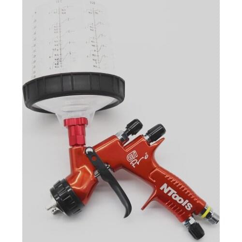 1.3/1.8mm SPRAY GUN With Adapter Pps Tank Te20 Nozzle Cap Air Spray Gun With Quick-Connect Wash-Free Tank Paint Mixing Cup