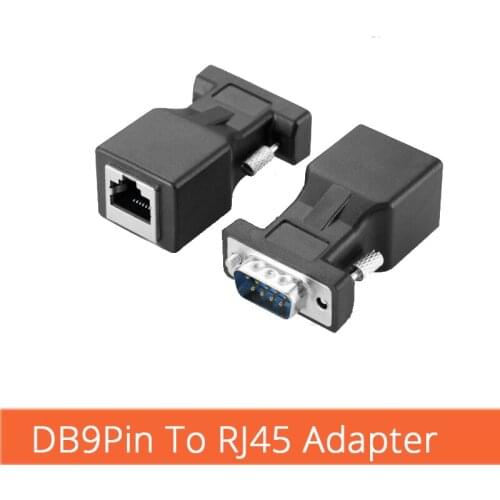 RJ45 to DB9 serial port Network port to RS232 RJ45 to 9 holes Network port to DB9 pin serial port