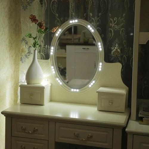 LED Vanity Mirror LED Lamp 5V USB Hollywood Makeup Lights Waterproof Dressing Table Bathroom Mirror Light LED Wall Lamp