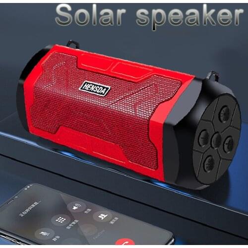 Bluetooth Outdoor Speaker Portable Solar Charging Searchlight Bluetooth Radio in the Car Computer Sound Bar Bluetooth Speaker