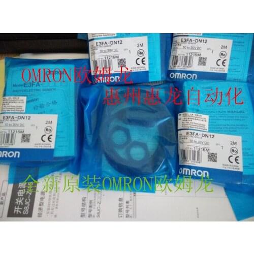 [ZOB] Supply of new original omron Omron photoelectric switch E3FA-DN12 2M detection distance 300MM --5PCS/LOT