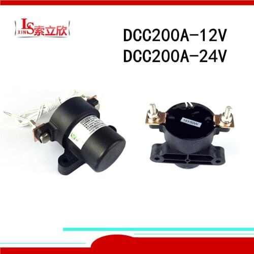 1PCS Automobile relay DC Contactor DCC200A-12V DCC200A-24V DCC200A New Energy Relay Special For Electric Vehicle Charging Pile