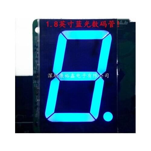 1pcs X 1 digital 1.8 inches blue 8 segment led display 18102AB/18102BB Free Shipping