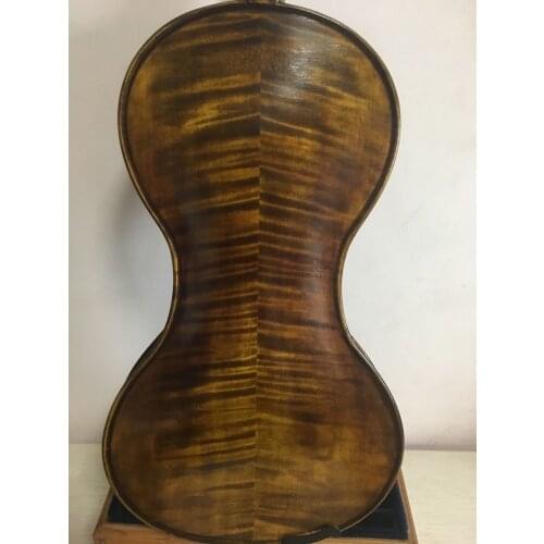 4/4 violin baroque model Solid flamed maple back spruce top handmade