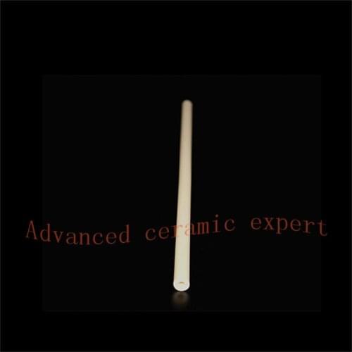 99.5%Al2O3 High Thermal Corundum Tube1.2*0.6*10mm/Round Single-Bore Alumina Tube/Insulating Ceramics For Thermocouple Sensors