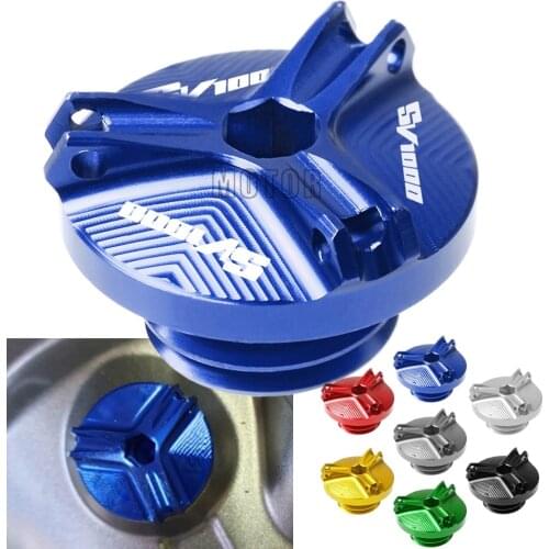 For Suzuki SV1000/SV1000S 2003-2007 2004 2005 2006 SV 1000 S Motorcycle CNC Aluminum Oil Cap Cover Engine Oil Filler Cup Plug