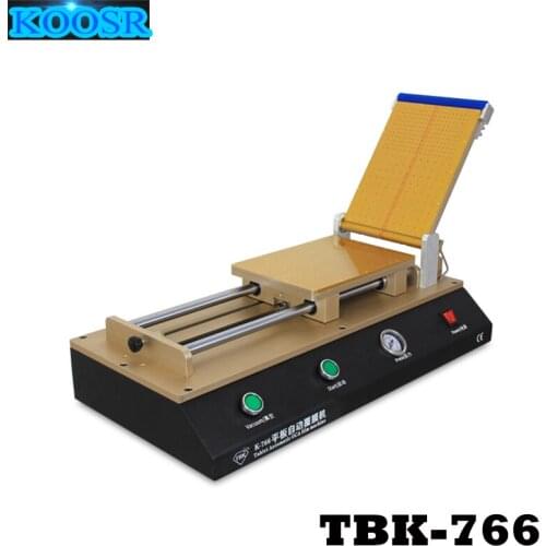 TBK-766 12" Tablet Automatic OCA Laminating Machine OCA Polarizer Film Laminator Machine for LCD Repair Need Air Compressor
