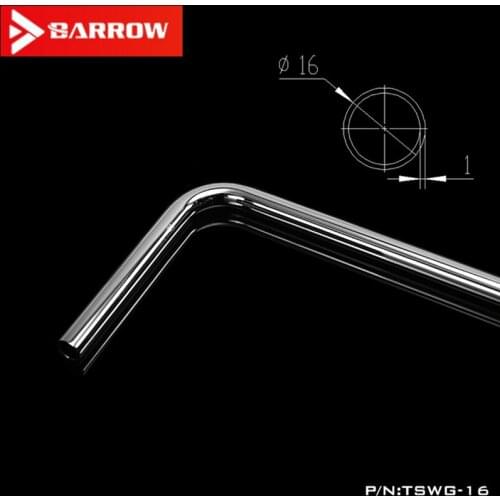 Barrow 16MM pre-bent 90 degree copper metal water-cooled hard pipe single/double 90 degree TDWG-16 TSWG-16