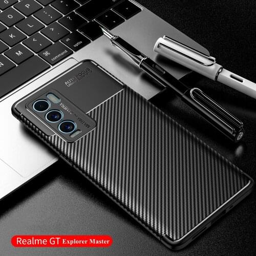 Luxury Business Case For Realme GT Explorer Master Case ForRealme GT Explorer Master Cover Silicone Protective Back Bumper