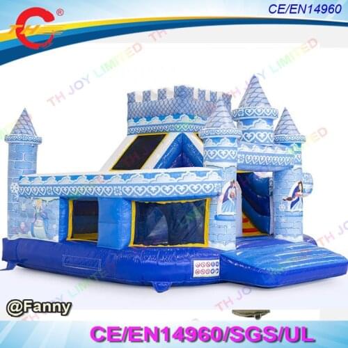 Commercial Inflatable ice world Funcity bouncy castle For Kids ,inflatable playground Inflatable Amusement Park for sale