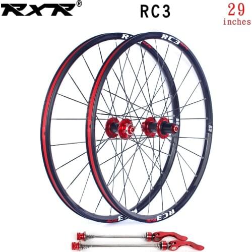 RXR mountain bike MTB off road carbon bike wheelset 29 inches RC3 Disc Brake 5 Bearings 7-11speed Thru Axle/QR Bicycle Wheel