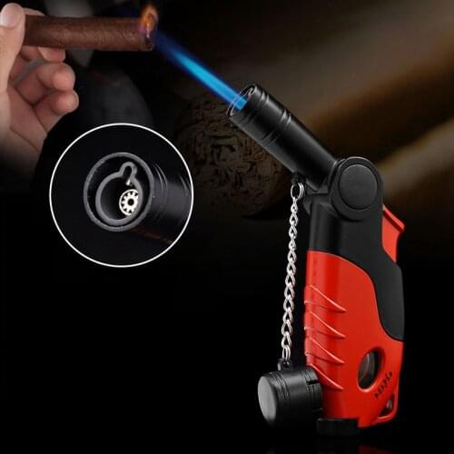 Metal Windproof High Jet Flame Butane Gas Lighter Visible Butane Jet Torch Lighter BBQ Tools Ignition Tool Smoking Accessories