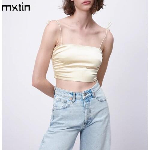 Mxtin Womens Silk Tops