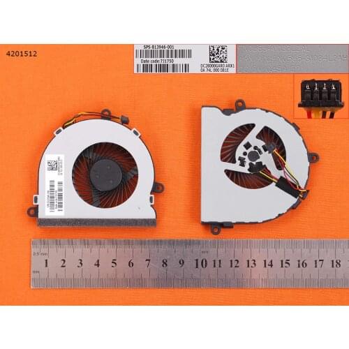 New Laptop CPU Cooling Fan For HP 15-AC121DX 15-AC067TX 15-AF 15-AY 15-BS 14-R020 TPN-C116 TPN-C125 250G4 255G4 Laptop 4 Pin