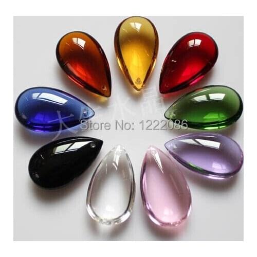 Wholsale120pcs/lot 38mm Crystal Teardrop Pendant For Chandelier /Curtain Parts
