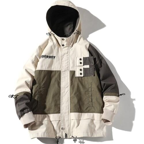 2020 Autumn Man Jacket And Coats Casual Mens Hip Hop Loose Multi-pocket Design Jackets Streetwear ABZ533