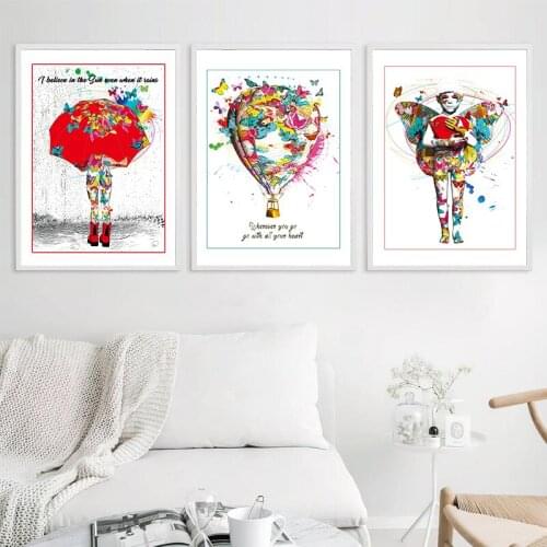 Pop Street Art Print Anniversaries Gift Canvas Painting Graffiti Line Drawing Contemporary Art Poster Wall Picture Bedroom Decor