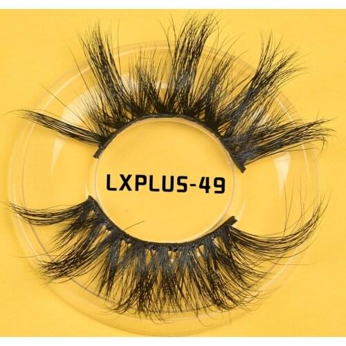 Fluffy Mink Lashes 25mm False Eyelashes Thick HandMade Full Strip Makeup Tools Faux 5D Mink Eye Lashes