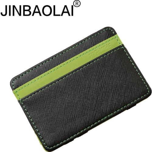 Luxury Designer Men Wallets Trend PU Leather Magic Wallet Mens Wallet Multi-card Check Pattern Male Card Bag Two Fold Wallet