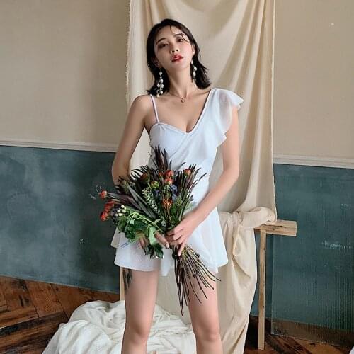 Sexy One Piece Swim Suits One-Piece Swimsuit Women Swimming Trikini Woman 2020 New Female Beach Solid Polyester