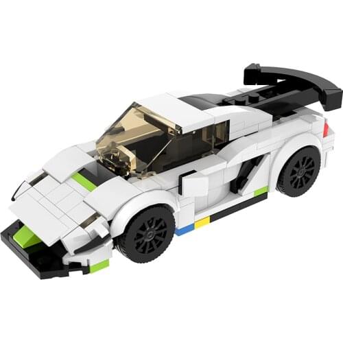 Speed City Racing Champion Car Building Blocks Sports Car Racer Vehicle Supercar Moc Model Educational Brick Toys Gift