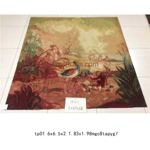 Tapestry aubusson tapestry flower tapestry abstract tapestry handmade hanging wall tapestry macrame