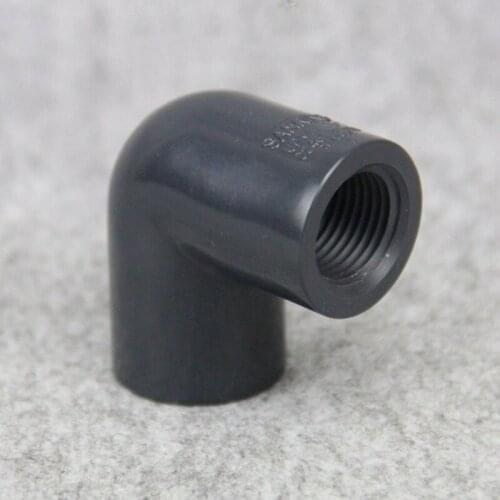 UPVC Elbow Connectors Aquarium Fish Tank Adapter Garden Irrigation Water Pipe Joints 1 Pcs