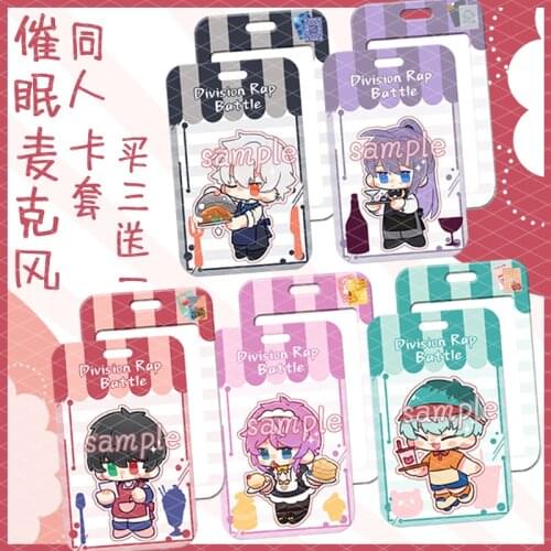 Anime Hypnosis Microphone Division Rap Battle Saburo Yamada Jakurai Jinguji Keychain Amemura Ramuda Bus ID Cards Case Pendant