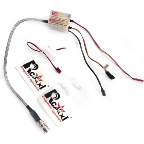 Rcexl Automatic Advancing Angle Single Ignition For Gas Engine NGK CM6 10MM Straight 6V~14.4V High Voltage