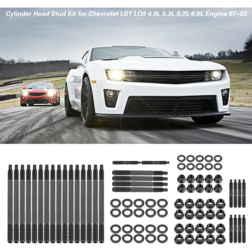 Car Cylinder Head Stud Kit for Chevrolet LS1 LQ9 4.8L 5.3L 5.7L 6.0L Engine 97-03 Head Stud Kit With Premium Quality