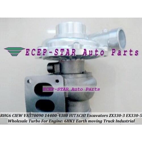Free Ship RHG6 VA570090 114400-4380 4380 Turbo Turbocharger For HITACHI Excavator Earth moving ZX350 ZX330-3 EX330-5 6HK1 6HK1X