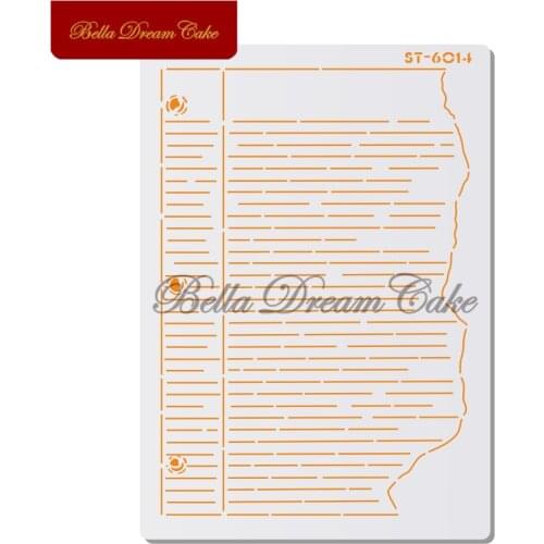 Paper Design Cake Stencil Wall Stencils for DIY Home Decor Scrapbooking Painting Drawing Stencils Template Cake Tools