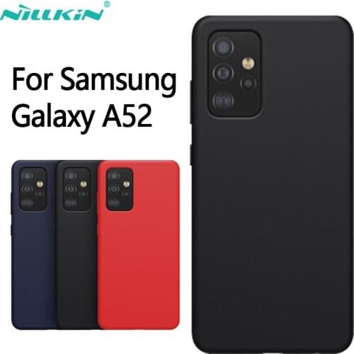 For Samsung Galaxy A52 5G Case NILLKIN Flex Pure Slim Soft Liquid Silicone Shockproof Cover for Samsung S21 Plus + Ultra Case