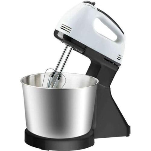EU Plug Electric Food Mixer 7 Speeds Adjustable Dough Blender Egg Beater Cream Automatic Mixing Desktop Whisk for Home