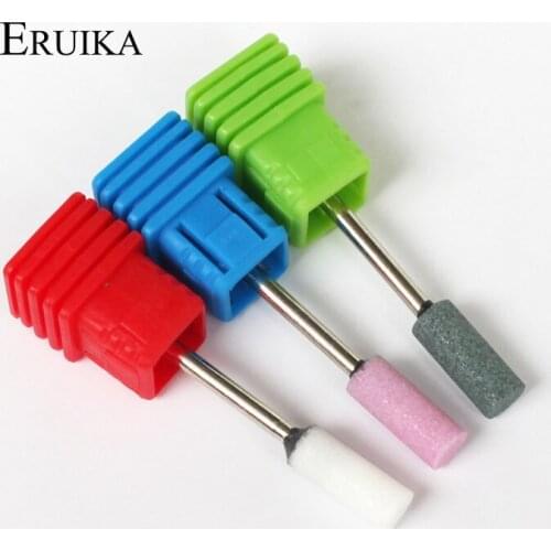 ERUIKA 1PC Ceramic Stone Nail Drill Bit Korund Matieral Electric Apparatus For Manicure Accessory Nail Tool Nail File