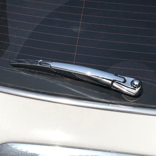 Chrome Rear Wiper Cover For Mini Hatch F55 F56 Windscreen Blade Trims Overlay Mini Cooper S One Hatchback 3 5 Door