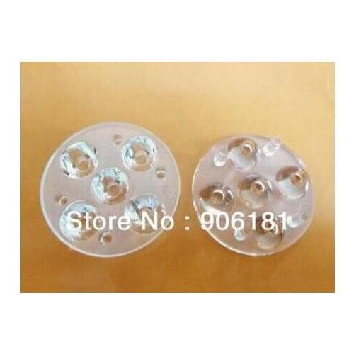 #ICOR-35 High quality Led Optical Lens 5P, Diameter 35mm, Clean Surface with feet, 45 degree , PMMA materials