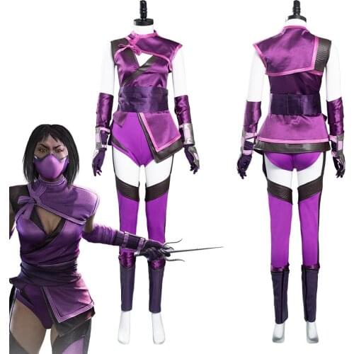Mortal Kombat 11-Mileena Cosplay Costume Halloween Carnival Suit
