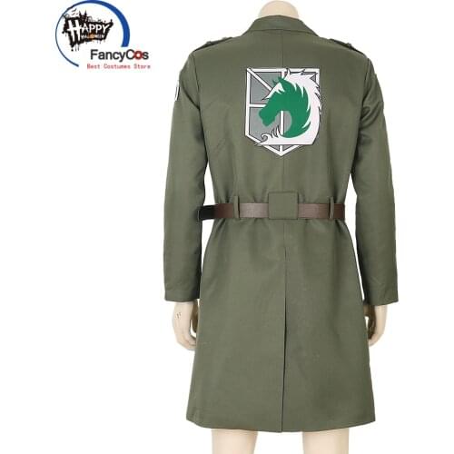 Anime Attack on Titan Final Season Jacket Military Police Jacket Shingeki no Kyojin Jacket Eren Jaeger Levi Cosplay Costume