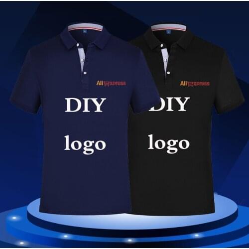 Customized Polo Shirts Men/Women High Quality Silk Tops Custom Personalized Print Text Logo Uniforms Names Short Sleeve Shirts