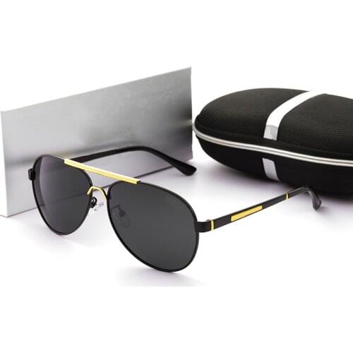Luxury Brand Designer Sunglasses Men Polarized Driving Coating Sun Glasses For Men Pilot Eyewear UV400 Gafas De Sol Hombre 11014