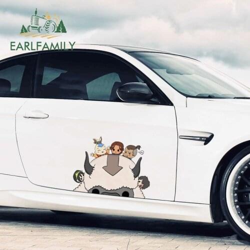 EARLFAMILY 43cm x 32.4cm for Peeker The Last Airbender Car Stickers Waterproof Decal Car Assessoires Vinyl Material Decoration