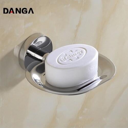 Soap Storage Rack Kitchen Soap Dish Round Soap Holder Wall Mounted Shower Shelves Stainless Steel Soap Box Bathroom Accessories